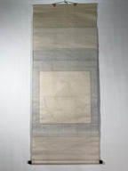 Japanese Hanging Scroll Kakejiku Vtg Samurai Sitting Kimono Sword Color KJ126