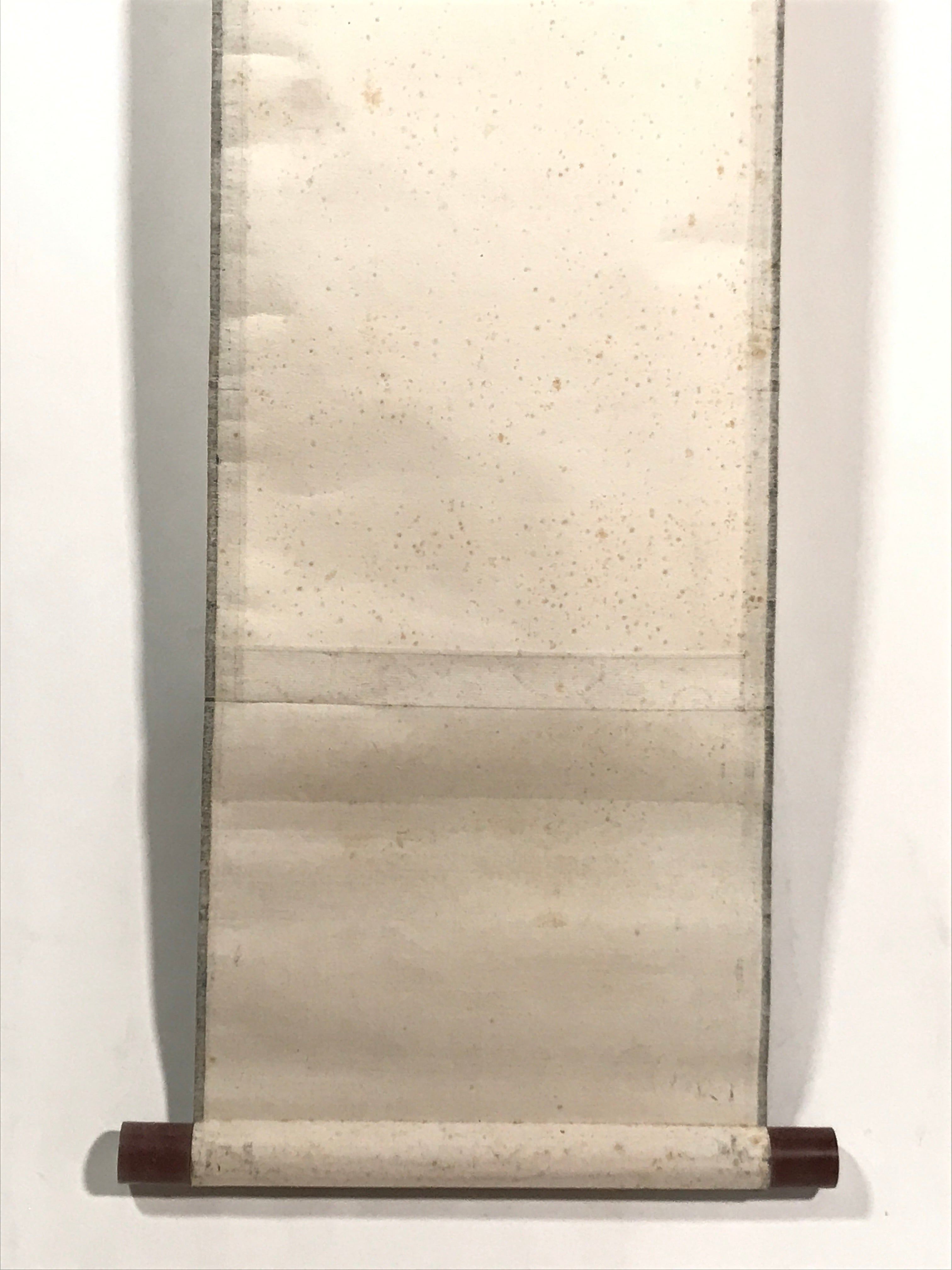 Japanese Hanging Scroll Kakejiku Vtg Su Wu Old Man Portrait Goat Color KJ127