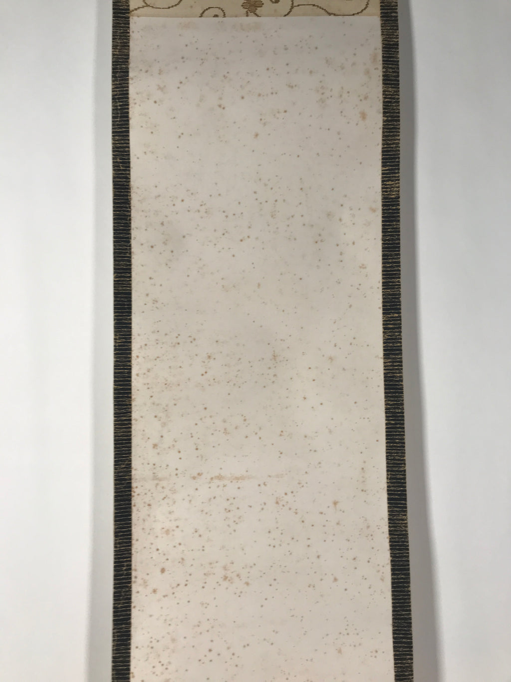 Japanese Hanging Scroll Kakejiku Vtg Su Wu Old Man Portrait Goat Color KJ127