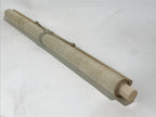 Japanese Hanging Scroll Kakejiku Vtg Waves Rising Sun Fan Shape Color KJ124