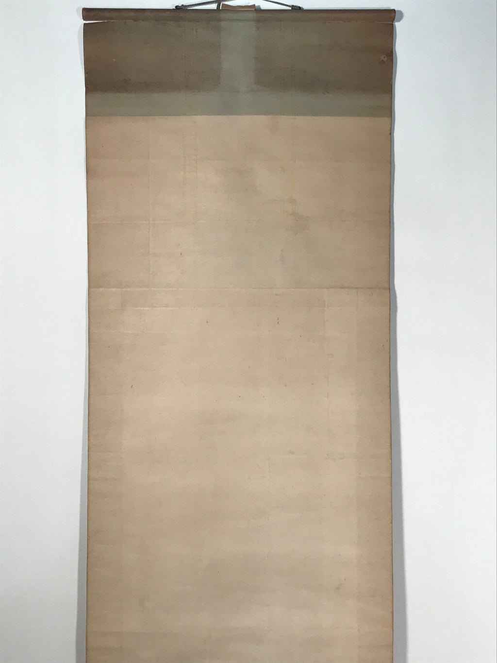 Japanese Hanging Scroll Kakejiku Vtg Winter Bird Peony Flower Straw Mat KJ170