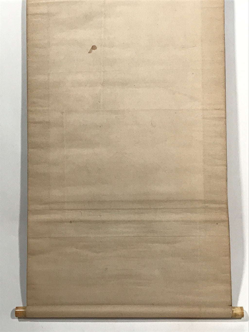 Japanese Hanging Scroll Kakejiku Vtg Winter Bird Peony Flower Straw Mat KJ170