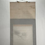 Japanese Hanging Scroll Koi Carps Swimming Red Black Kakejiku Color KJ11