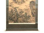 Japanese Hanging Scroll Landscape Bizan So Shoku Poetry Kanshi Kakejiku KJ4