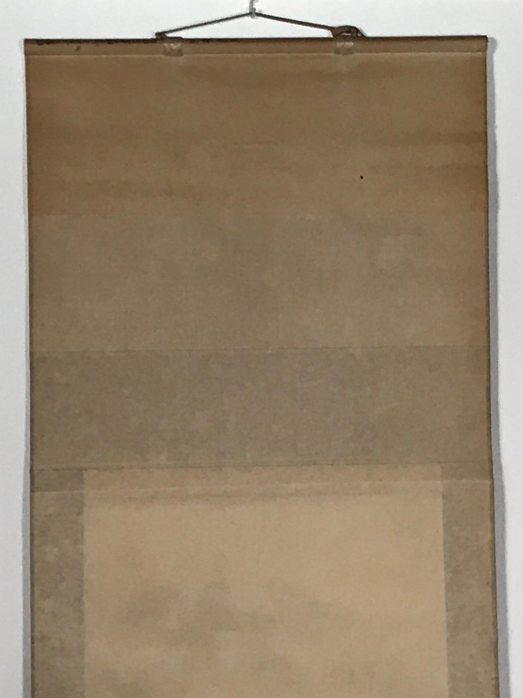 Japanese Hanging Scroll Landscape Mountains Sansui Kakejiku Black White KJ18