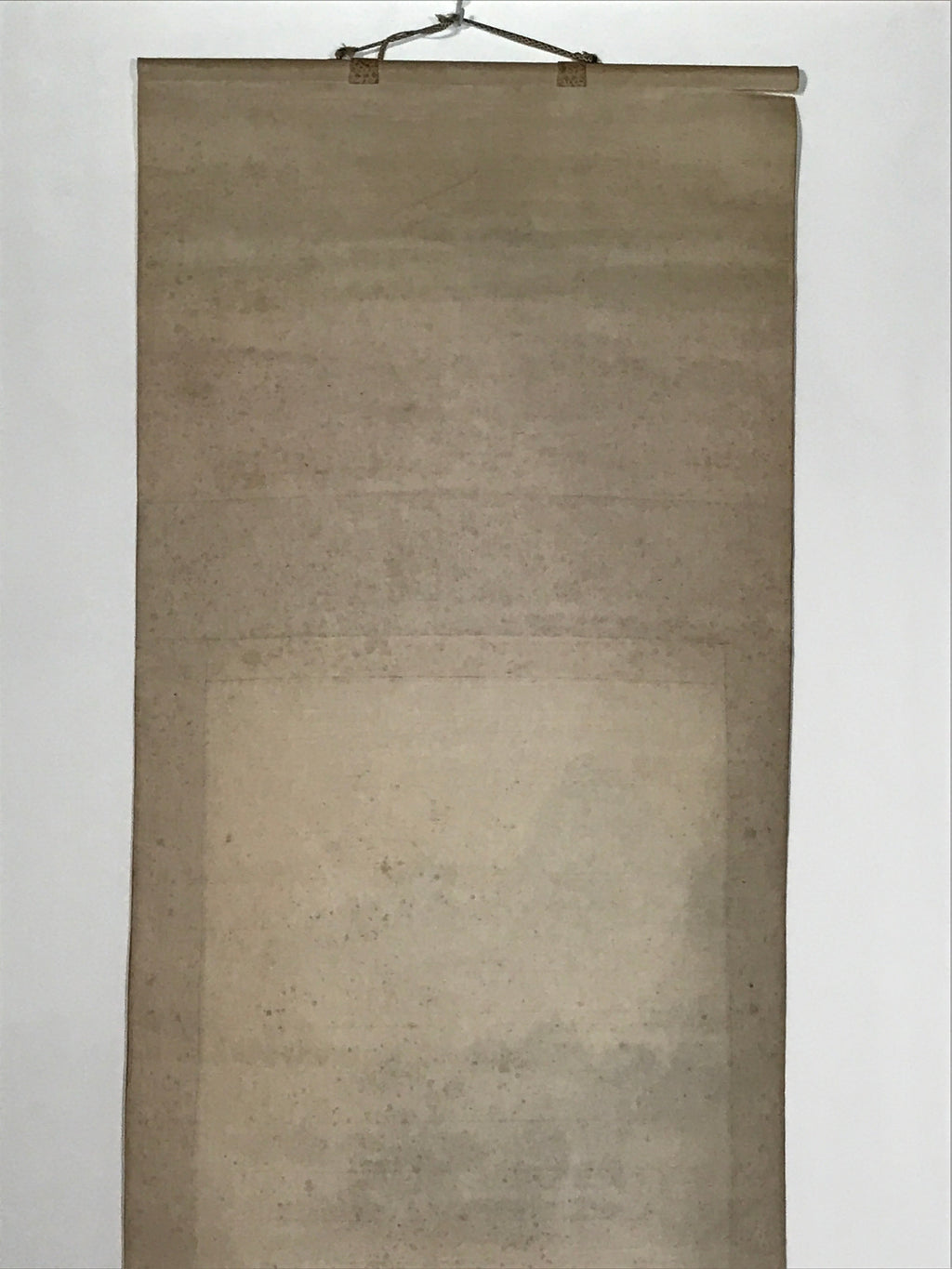 Japanese Hanging Scroll Landscape Mountains Sansui Kakejiku Black White KJ21