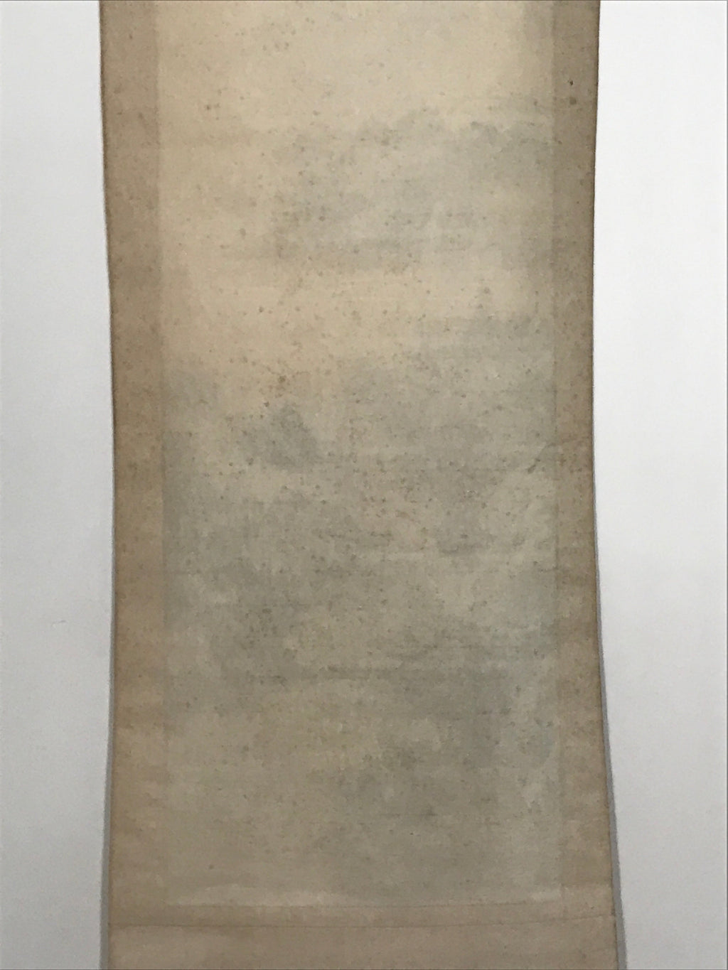 Japanese Hanging Scroll Landscape Mountains Sansui Kakejiku Black White KJ21