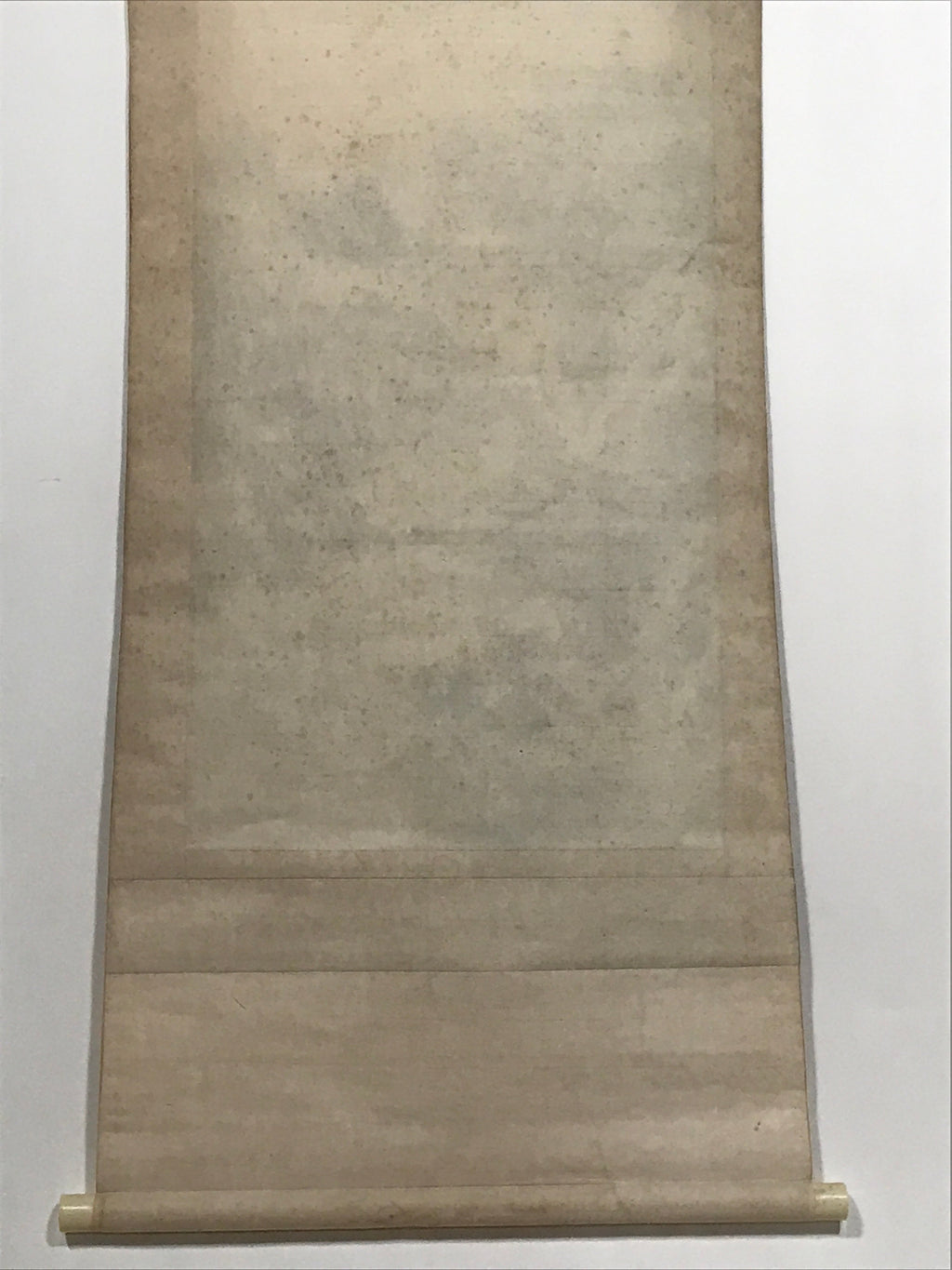 Japanese Hanging Scroll Landscape Mountains Sansui Kakejiku Black White KJ21