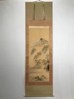 Japanese Hanging Scroll Mt Fuji Landscape Mountain Ogura Riyama Kakejiku KJ30