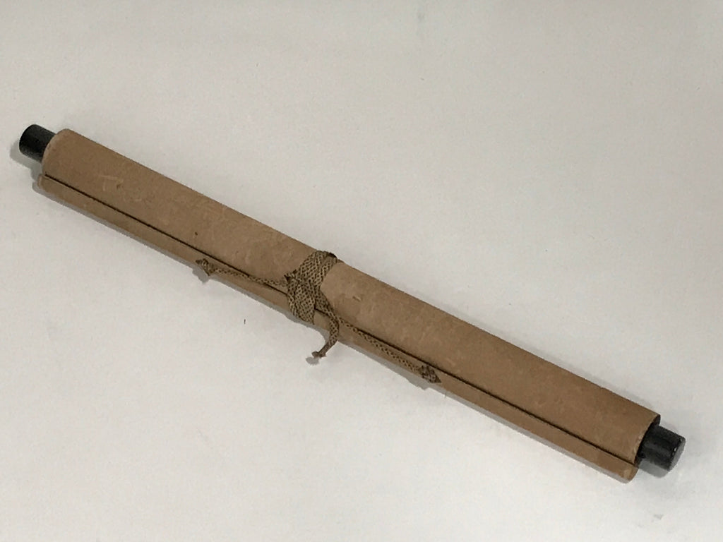 Japanese Hanging Scroll Vtg 2 White Cranes Pine Tree Kakejiku Chagake SC907