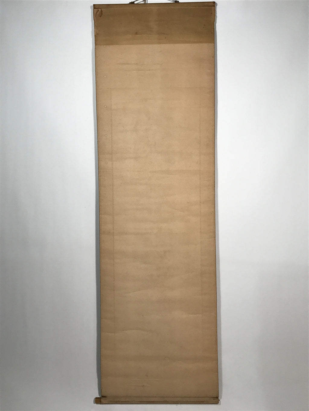 Japanese Hanging Scroll Vtg Black Calligraphy Kakejiku Chagake SC944