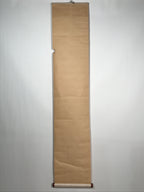 Japanese Hanging Scroll Vtg Calligraphed Poem Grass Kakejiku Chagake SC936
