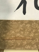 Japanese Hanging Scroll Vtg Calligraphy Poem Buddhist Kakejiku Chagake SC865