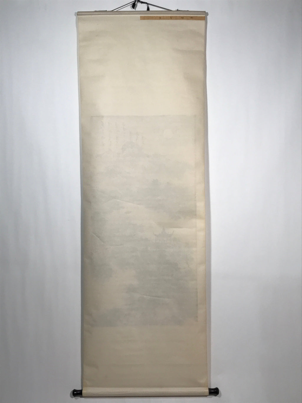 Japanese Hanging Scroll Vtg Chinese Landscape Sansui Color Kakejiku SC921