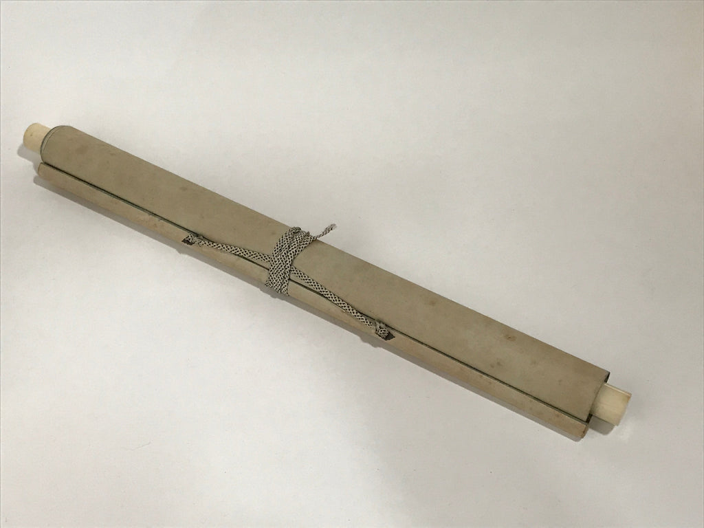 Japanese Hanging Scroll Vtg Cranes Red Sun Pine Tree Tsuru Kakejiku SC811