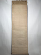 Japanese Hanging Scroll Vtg House Tree Man Monochrome Sansui Kakejiku SC897