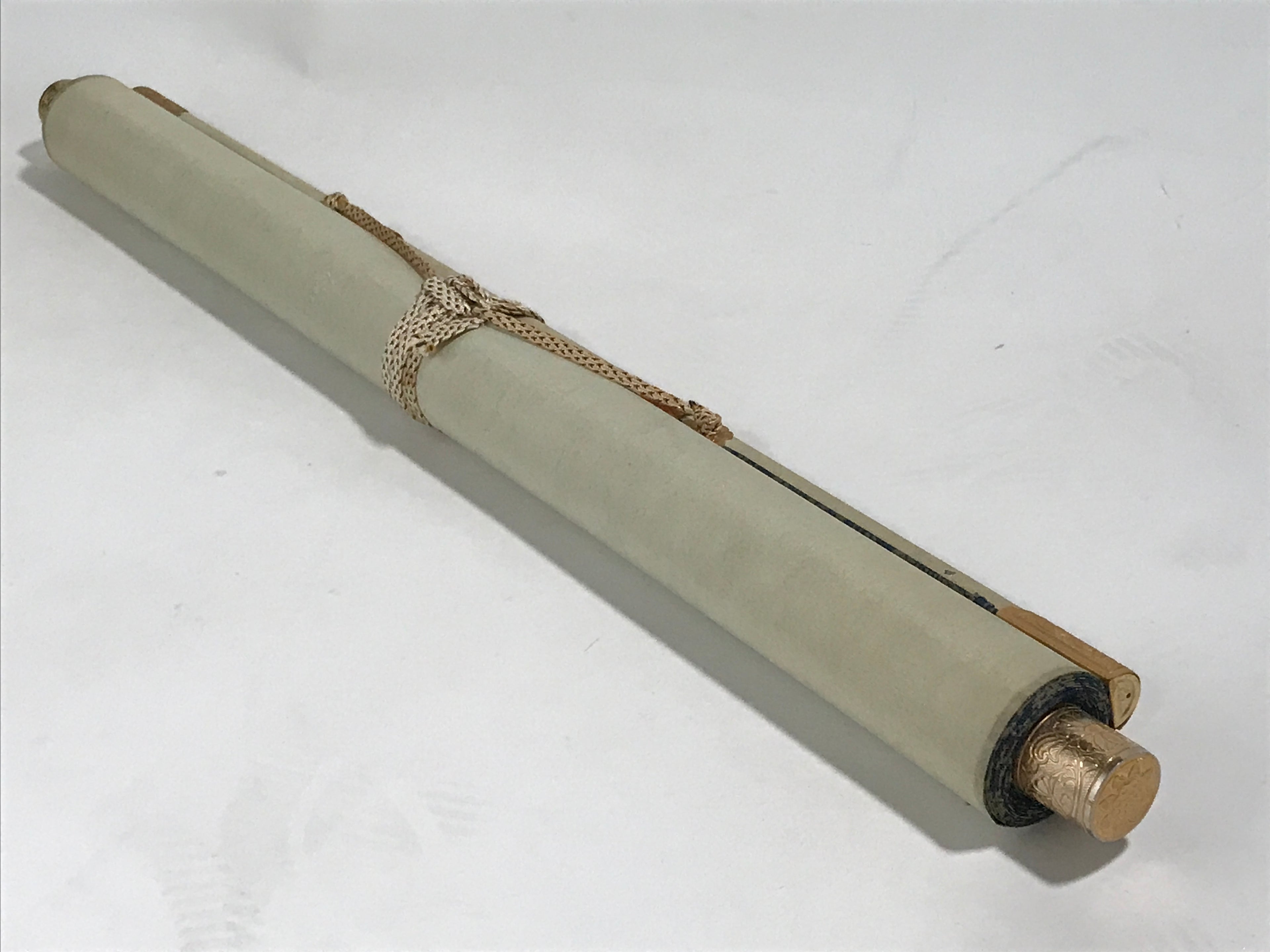 Japanese Hanging Scroll Vtg Kakejiku 33 Sacred Places Goshuin Buddhist KJ121