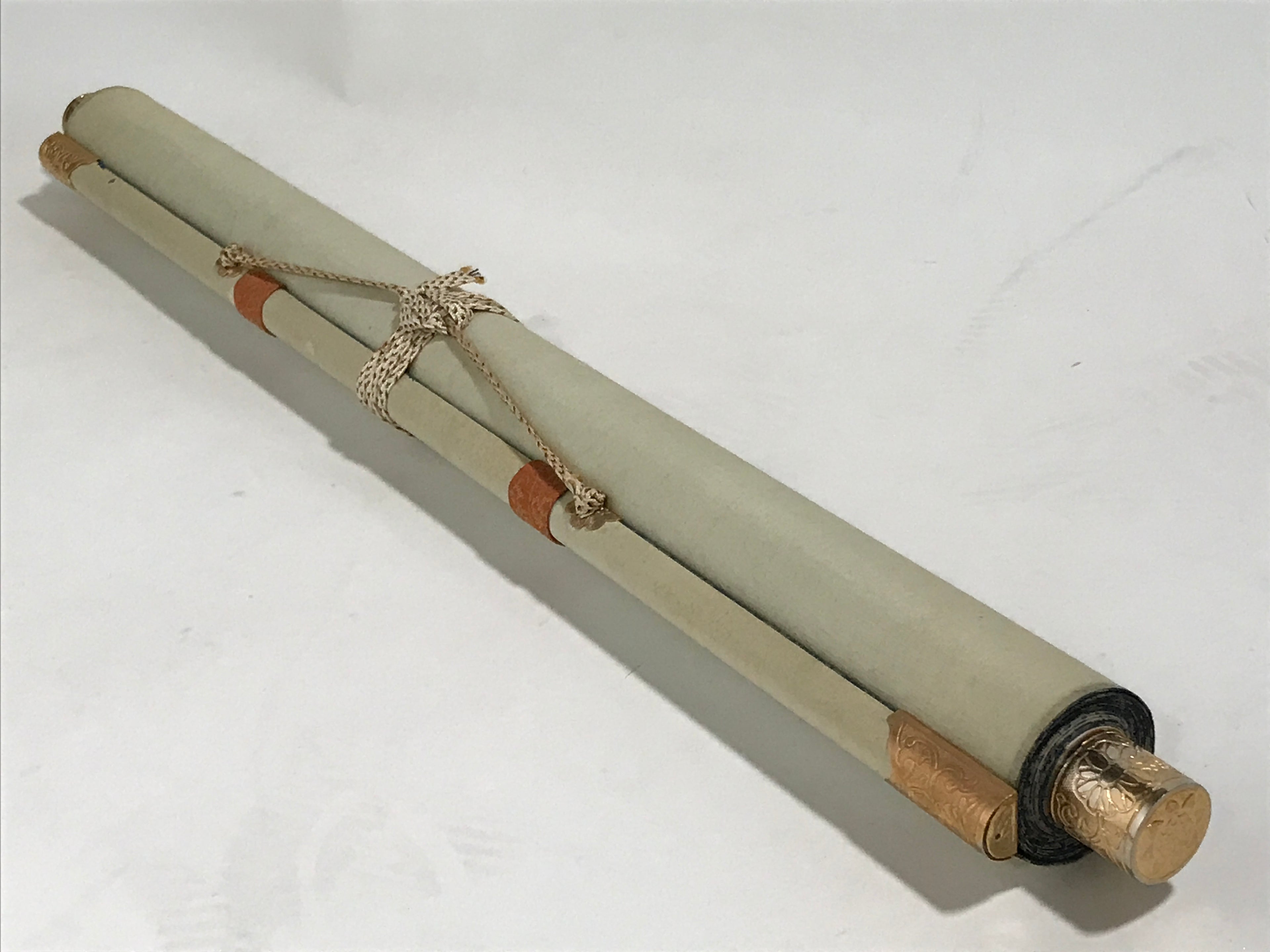 Japanese Hanging Scroll Vtg Kakejiku 33 Sacred Places Goshuin Buddhist KJ121
