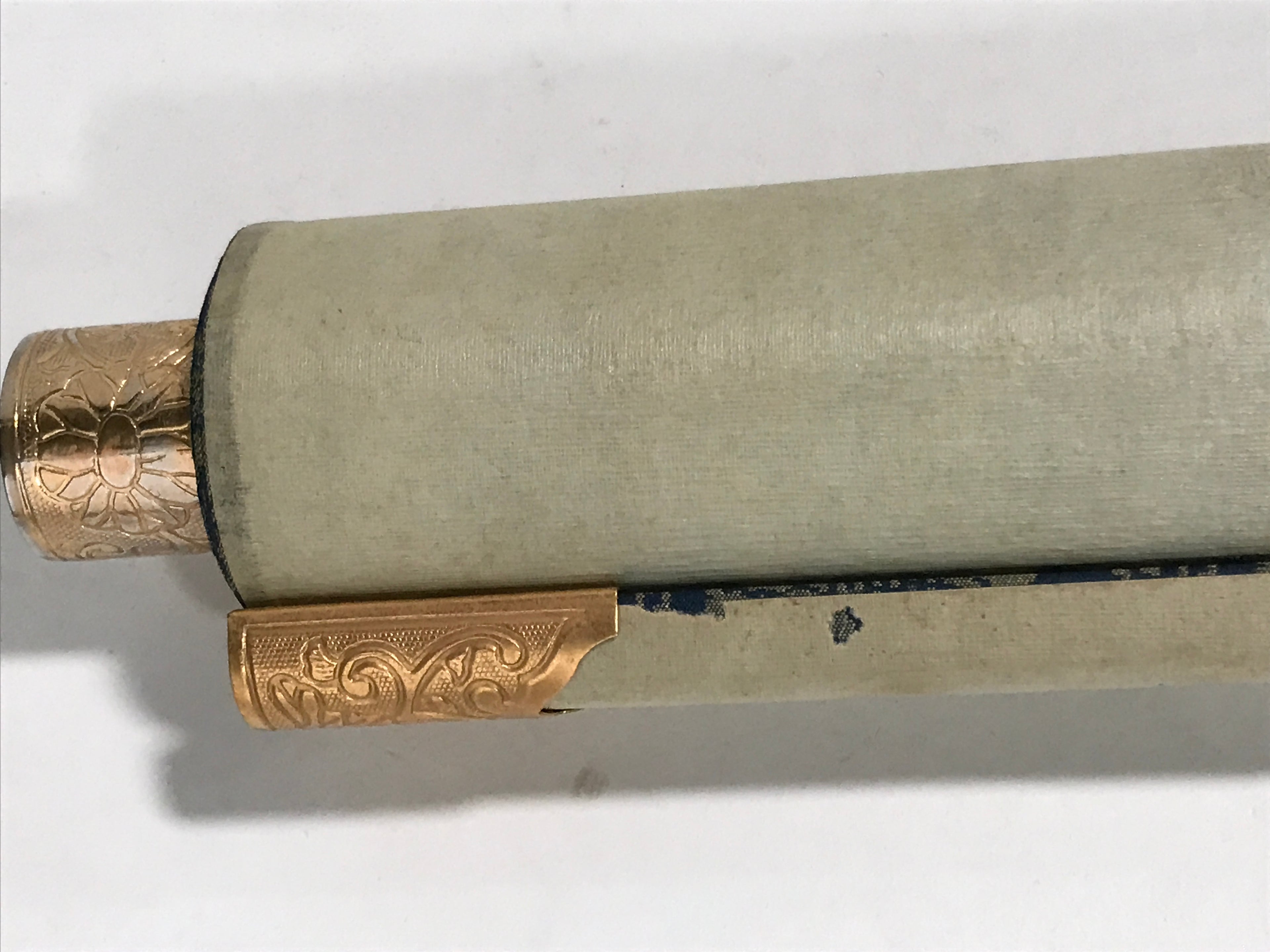 Japanese Hanging Scroll Vtg Kakejiku 33 Sacred Places Goshuin Buddhist KJ121