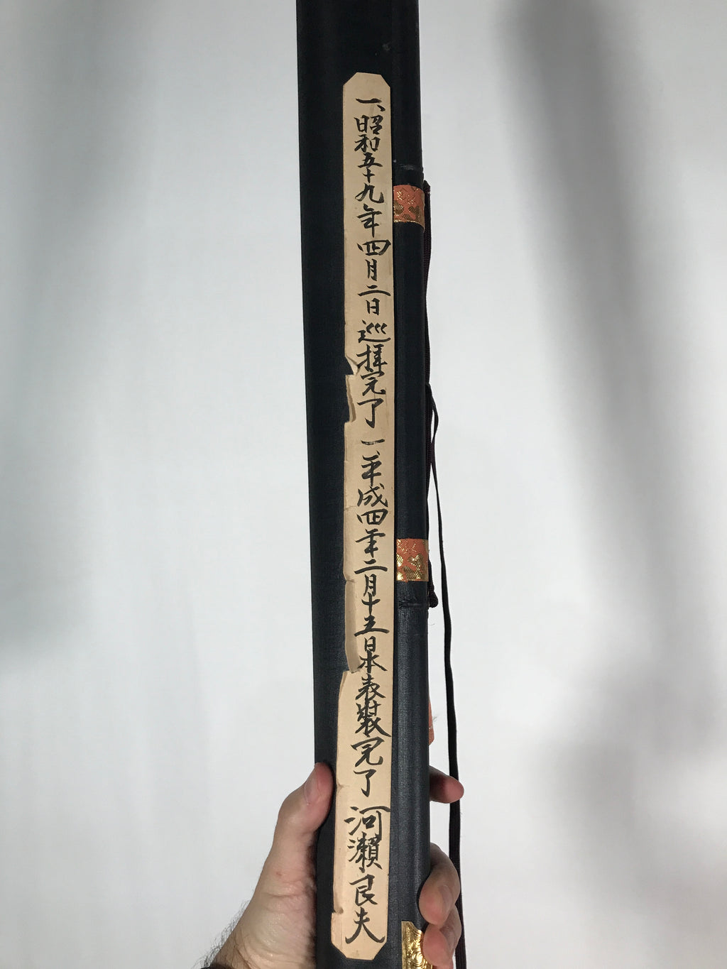 Japanese Hanging Scroll Vtg Kakejiku 33 Sacred Places Goshuin Buddhist KJ57