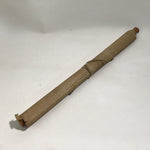 Japanese Hanging Scroll Vtg Kakejiku Abstract Nature Design Plants Black KJ66