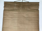 Japanese Hanging Scroll Vtg Kakejiku Abstract Nature Design Plants Black KJ66