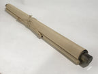 Japanese Hanging Scroll Vtg Kakejiku Buddhist Calligraphy Ink Black Kamon KJ109