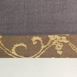 Japanese Hanging Scroll Vtg Kakejiku Calligraphy Kanji Black Red Seals KJ49