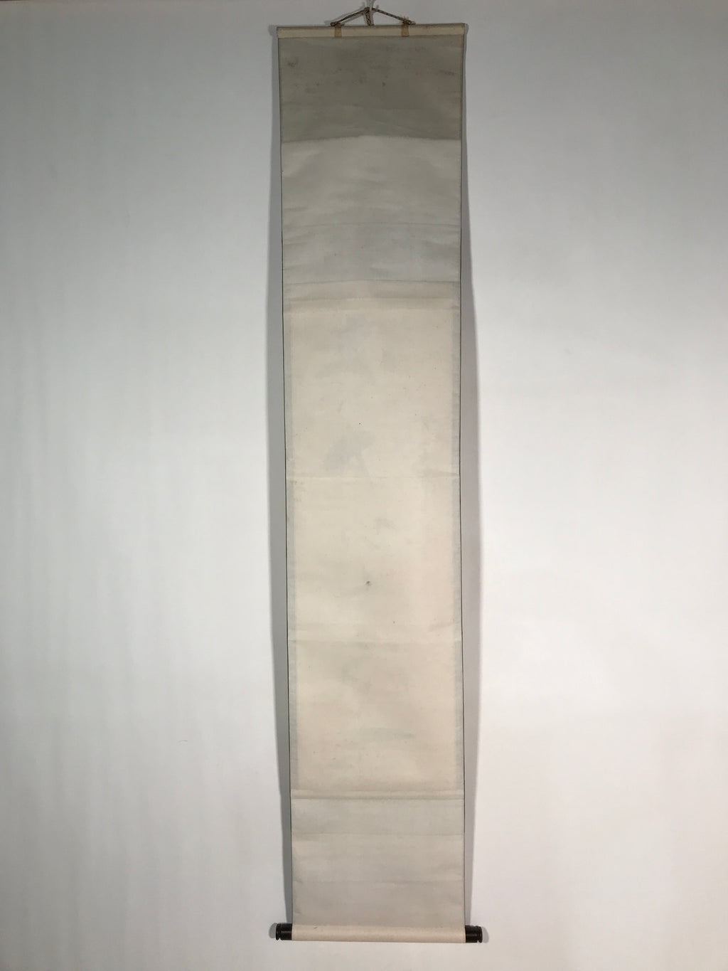 Japanese Hanging Scroll Vtg Kakejiku Calligraphy Kanji Characters Red Seals KJ52