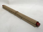 Japanese Hanging Scroll Vtg Kakejiku Calligraphy Kotobuki Fan Shape Color KJ140