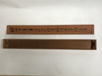 Japanese Hanging Scroll Vtg Kakejiku Calligraphy Kotobuki Fan Shape Color KJ140