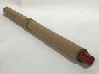 Japanese Hanging Scroll Vtg Kakejiku Calligraphy Kotobuki Fan Shape Color KJ140
