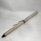Japanese Hanging Scroll Vtg Kakejiku Calligraphy Text Cursive Script Floral KJ54