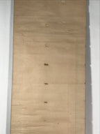 Japanese Hanging Scroll Vtg Kakejiku Cliff Pine Tree Landscape Ink Color KJ73
