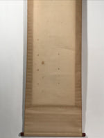 Japanese Hanging Scroll Vtg Kakejiku Daruma Bodhidharma Calligraphy Black KJ119