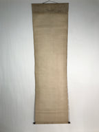 Japanese Hanging Scroll Vtg Kakejiku Kacho Bird Flowers Pink Green Yellow KJ43
