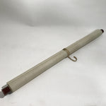 Japanese Hanging Scroll Vtg Kakejiku Kanji Calligraphy Text Black Green KJ60