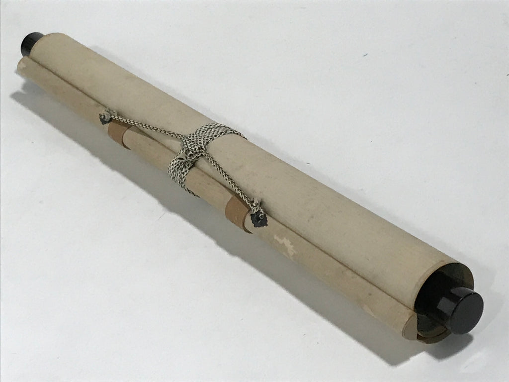 Japanese Hanging Scroll Vtg Kakejiku Meiji Tenno Gyosei Calligraphy Poetry KJ110