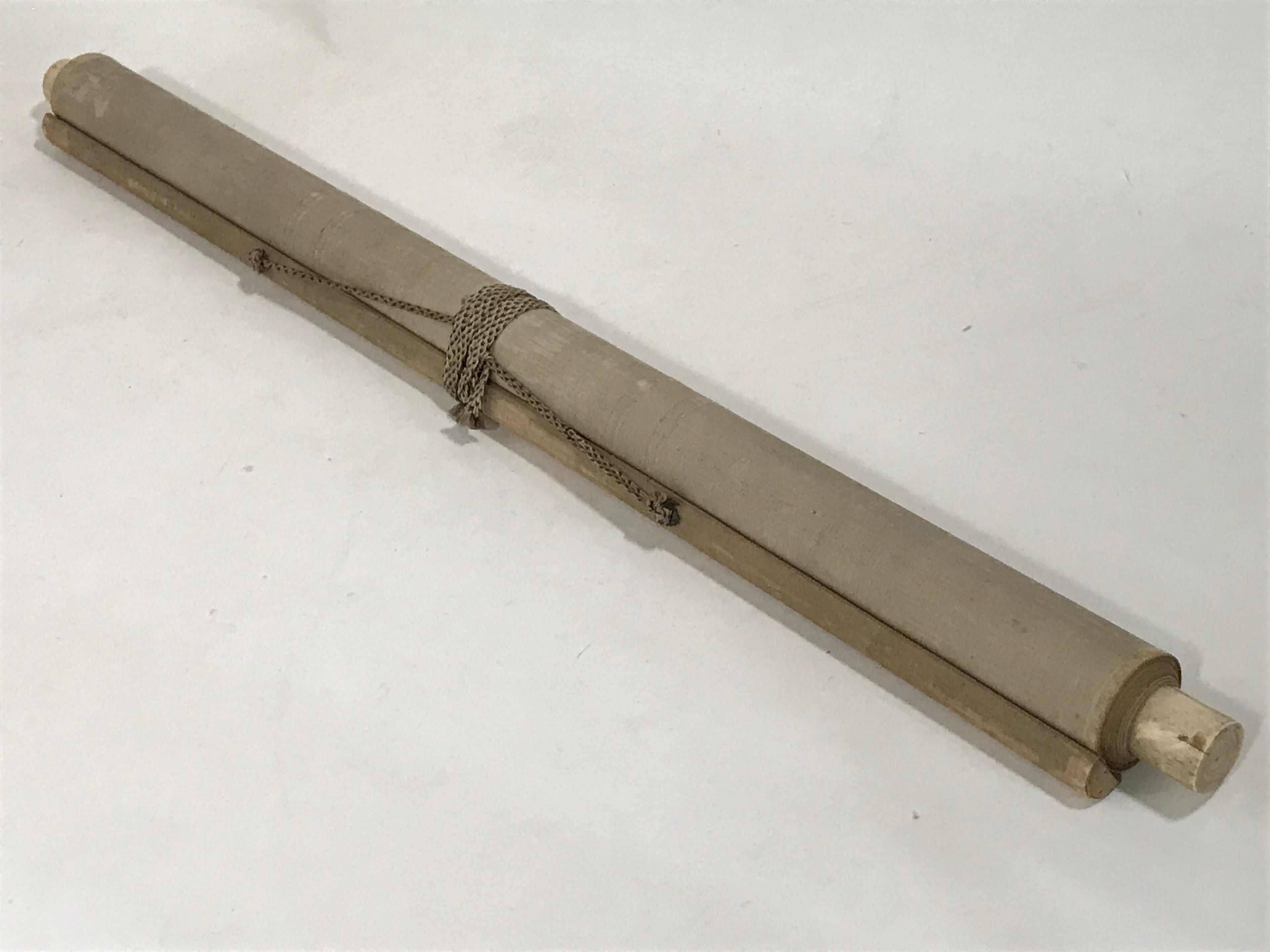Japanese Hanging Scroll Vtg Kakejiku Mount Fuji Folding Fan Landscape Color KJ77