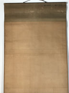 Japanese Hanging Scroll Vtg Kakejiku Mountain River Sansui Landscape Ink KJ87