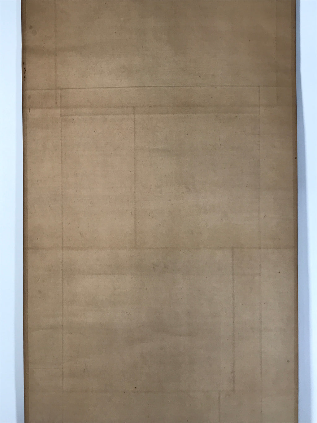 Japanese Hanging Scroll Vtg Kakejiku Mountain River Sansui Landscape Ink KJ87