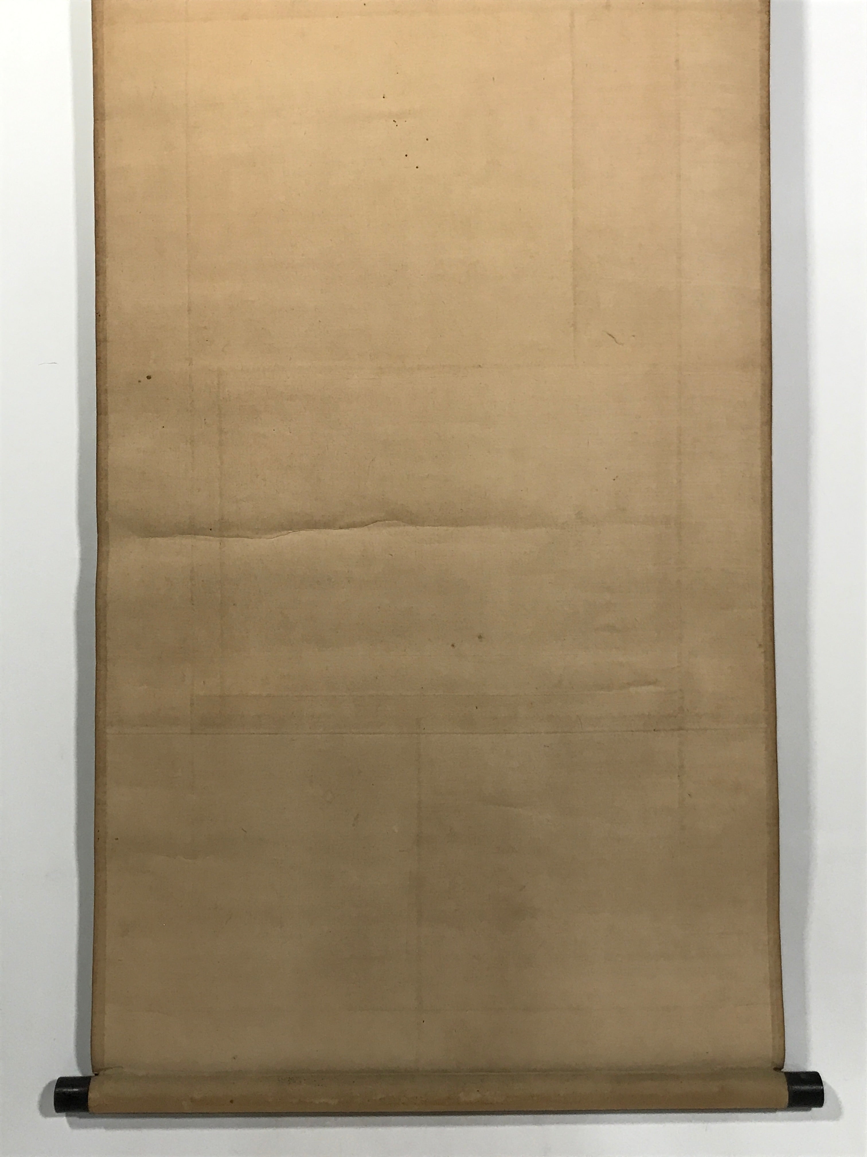 Japanese Hanging Scroll Vtg Kakejiku Mountain River Sansui Landscape Ink KJ87