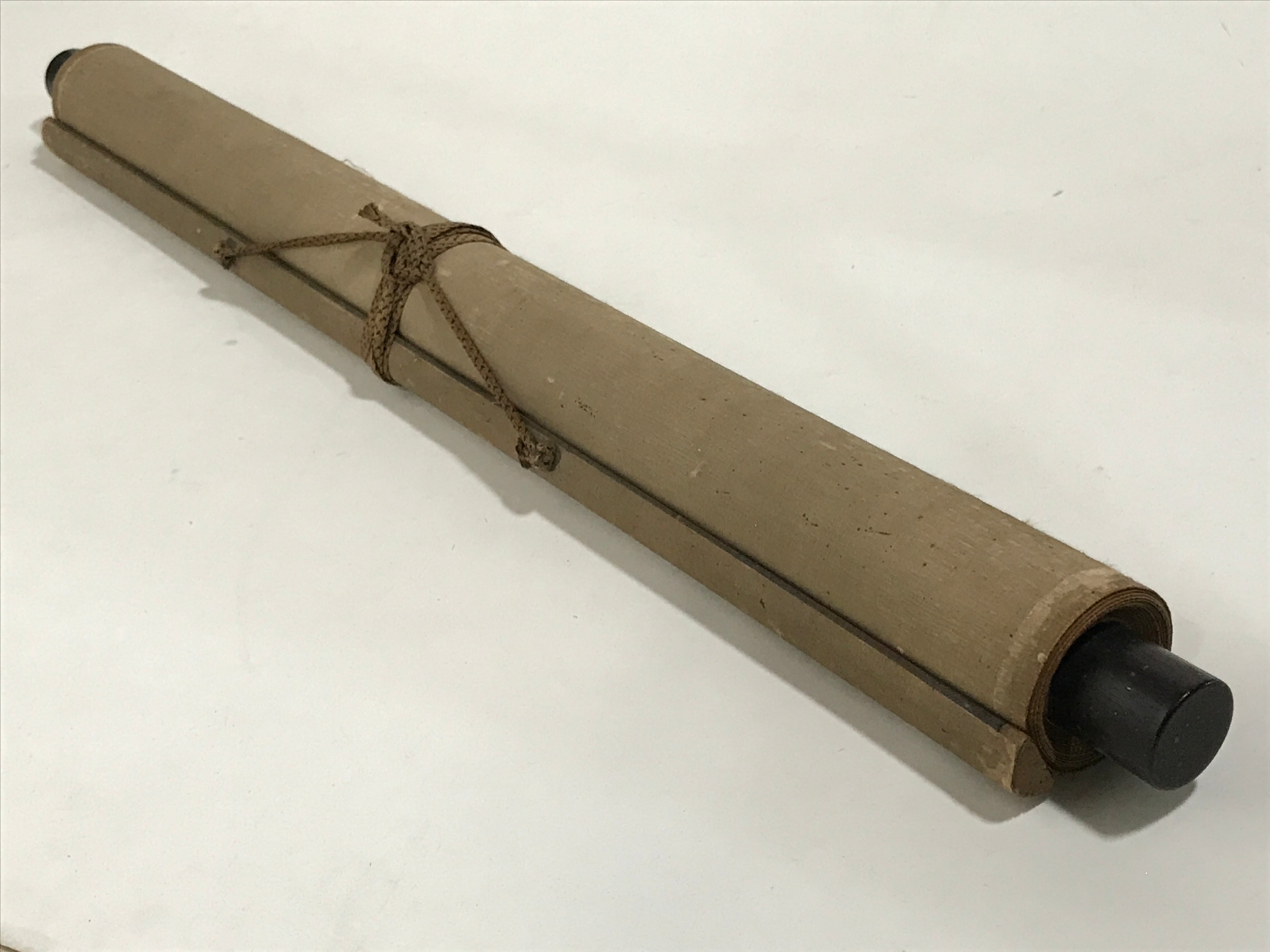 Japanese Hanging Scroll Vtg Kakejiku Mountain River Sansui Landscape Ink KJ87
