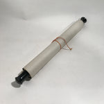 Japanese Hanging Scroll Vtg Kakejiku Mountains River Sansui Landscape Black KJ44