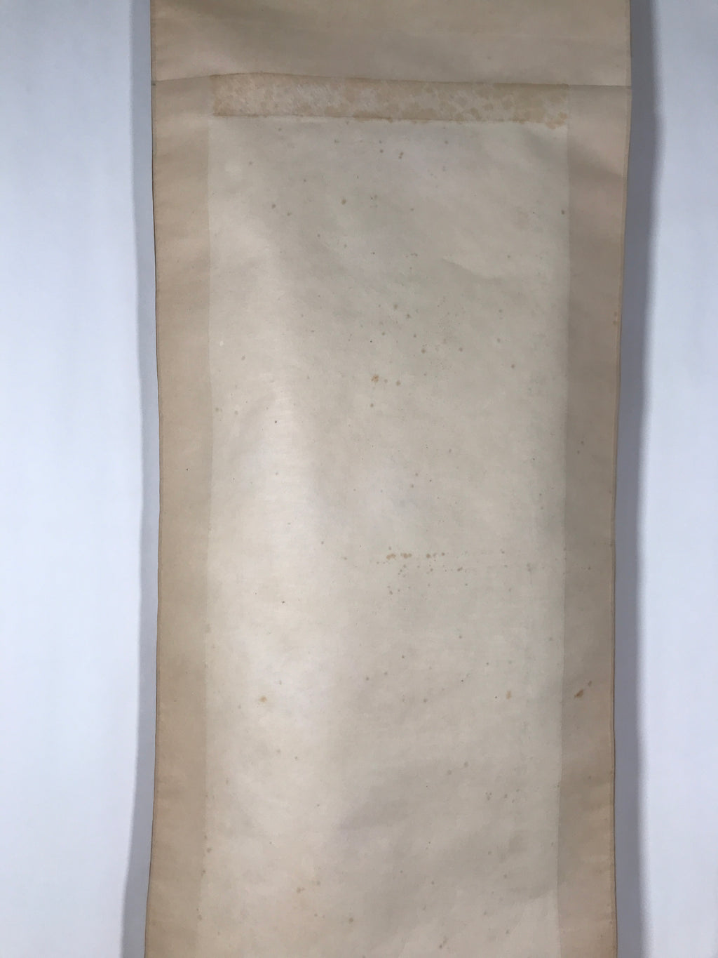 Japanese Hanging Scroll Vtg Kakejiku Red Bamboo Black Kanji Calligraphy KJ68