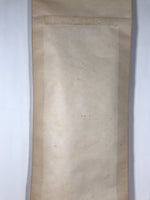 Japanese Hanging Scroll Vtg Kakejiku Red Bamboo Black Kanji Calligraphy KJ68