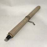 Japanese Hanging Scroll Vtg Kakejiku Red Rising Sun Calligraphy Poem Black KJ48