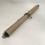 Japanese Hanging Scroll Vtg Kakejiku Red Rising Sun Calligraphy Poem Black KJ48