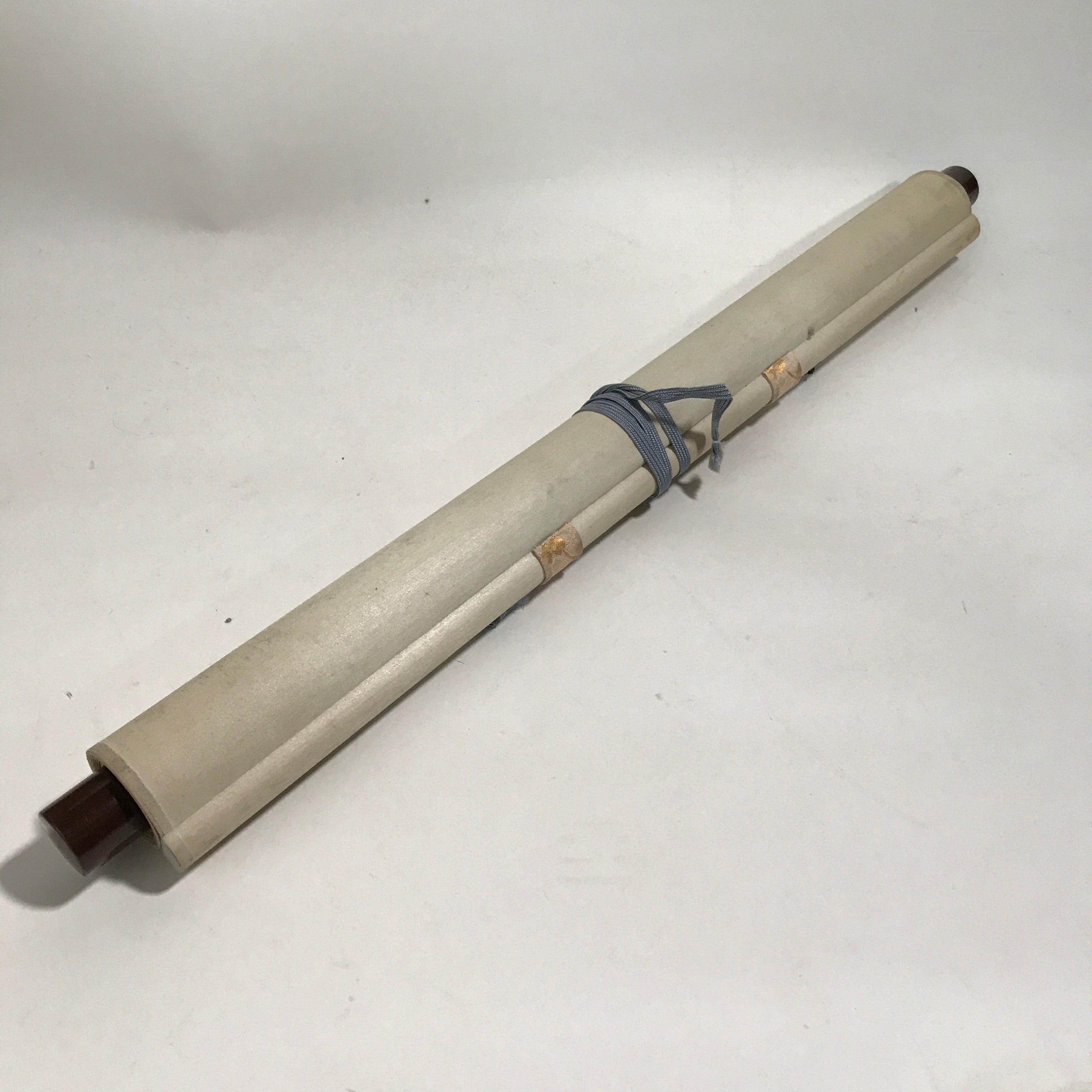 Japanese Hanging Scroll Vtg Kakejiku Sacred Bamboo Nanten Winter Red Plants KJ67