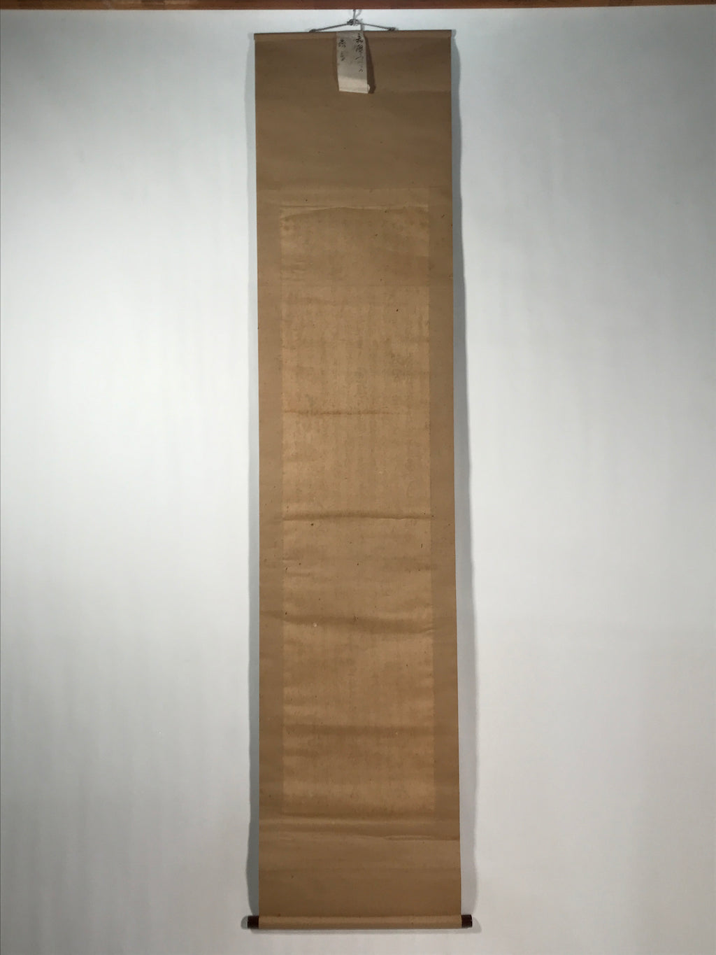Japanese Hanging Scroll Vtg Kakejiku Sosho Cursive Calligraphy Poem Black KJ107